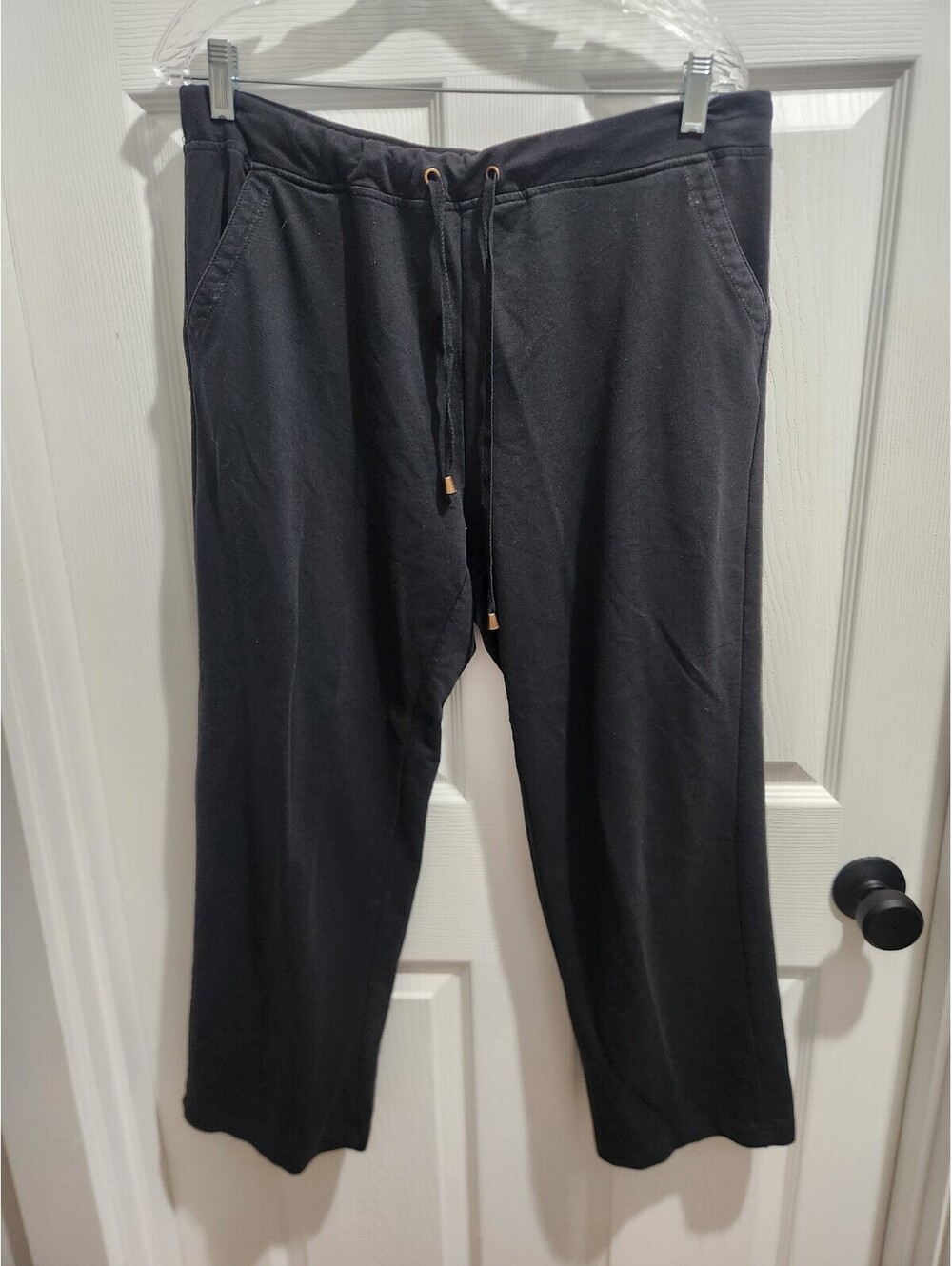 Onque Casuals Black Drawstring Sweatpants XL
